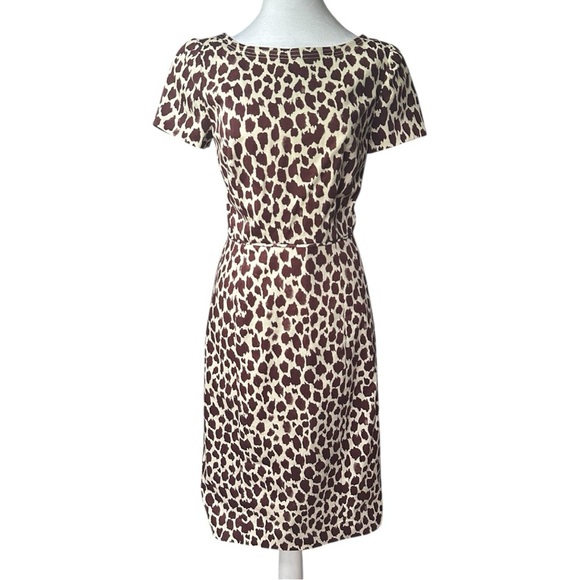 NWT Retail $128 V-Back Dress in Giraffe Printed Bi-Stretch Cotton
By: J.Crew - Picture 1 of 9